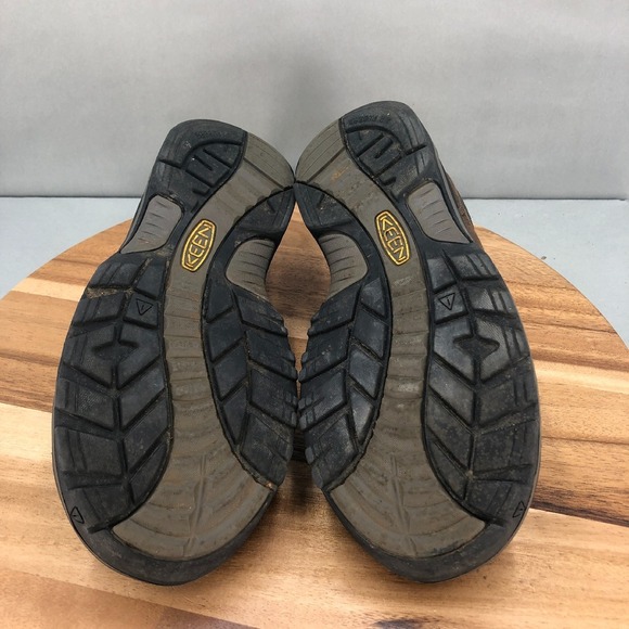 Keen Rialto Slip On Casual Shoes Mens 9.5 Brown Leather Comfort Walking Cushion - Picture 6 of 7